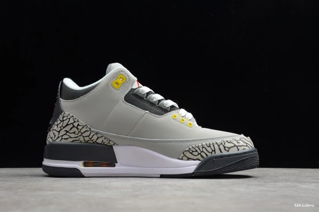 Cheap TBK 3 Cool Grey CT8532-012 Air Retro Jordan (2021) 0721